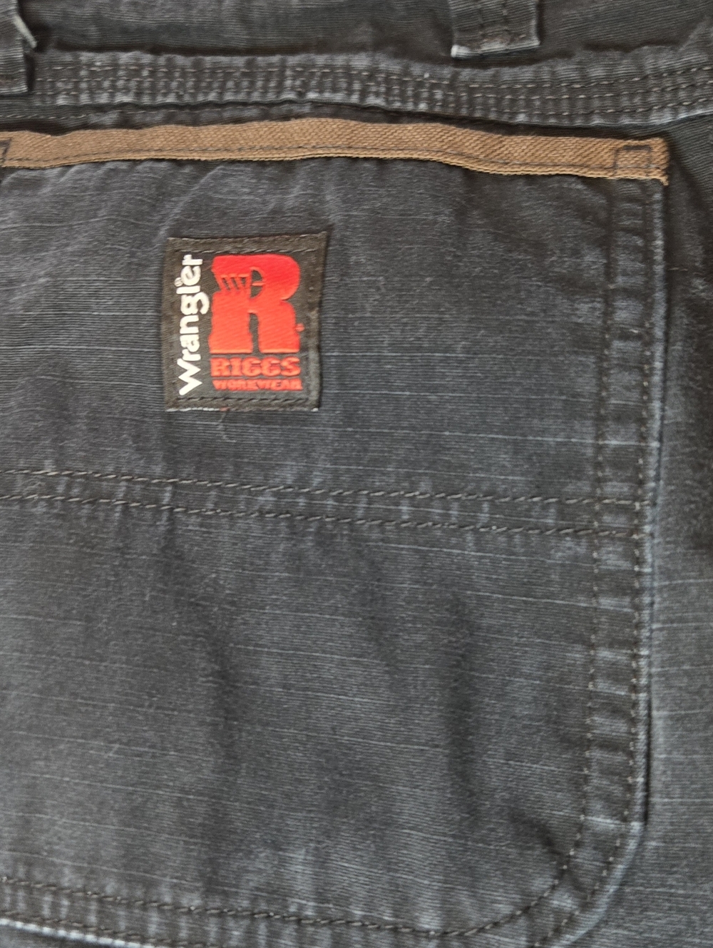 Wrangler RIGGS Workwear Ripstop Ranger Cargo Pant 38x32 (See Pics) Black - Picture 14 of 14